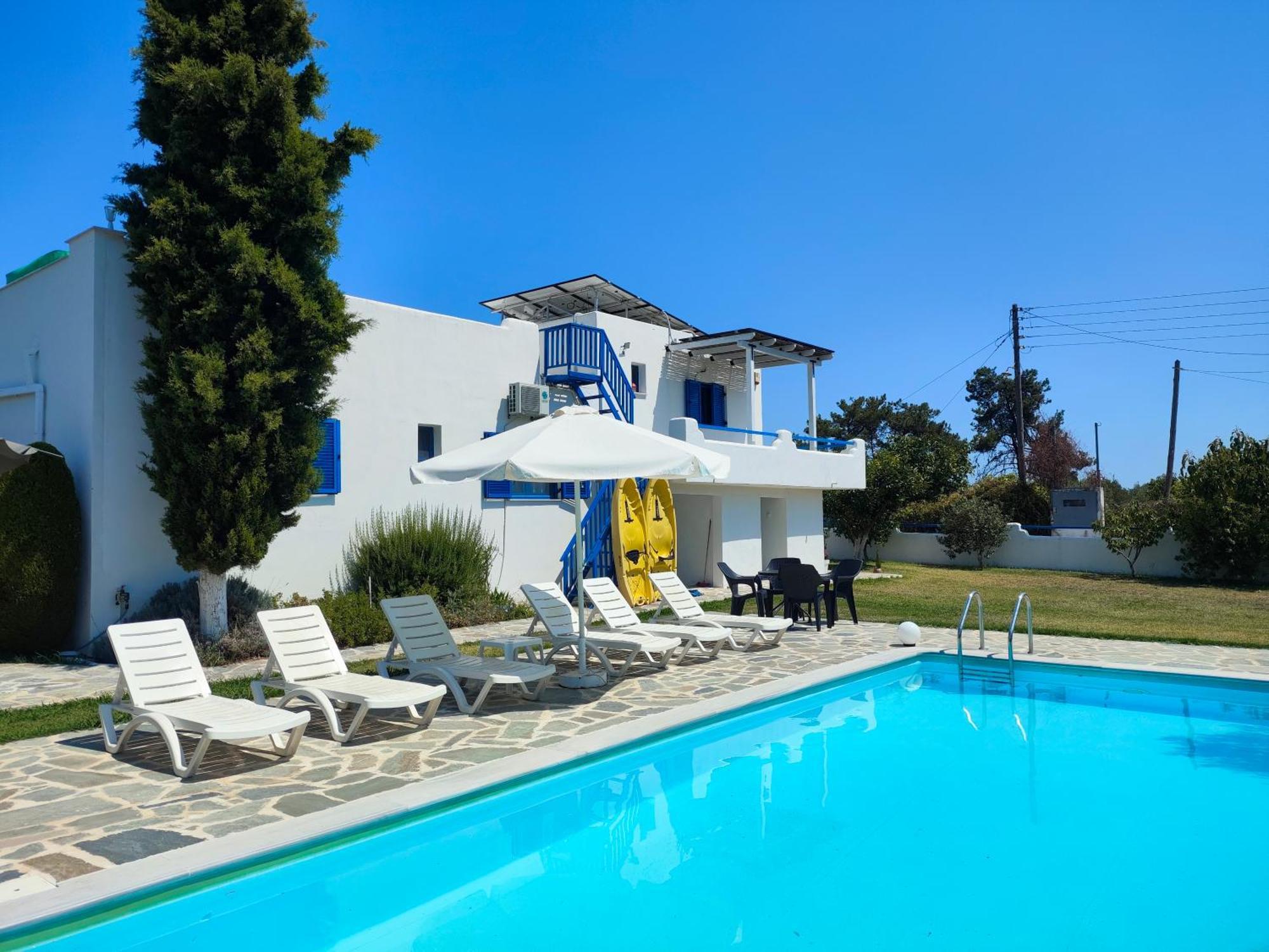 Navy Greece Villa With Swimming Pool & Sea View マクリギアロス エクステリア 写真