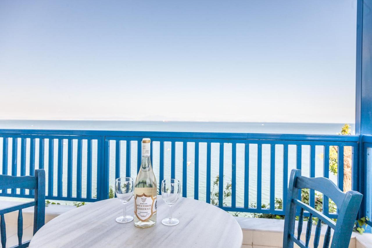 Navy Greece Villa With Swimming Pool & Sea View マクリギアロス エクステリア 写真