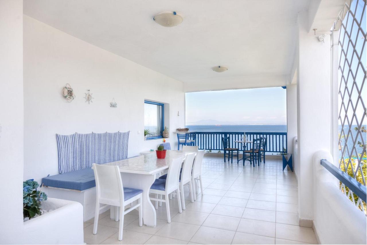 Navy Greece Villa With Swimming Pool & Sea View マクリギアロス エクステリア 写真