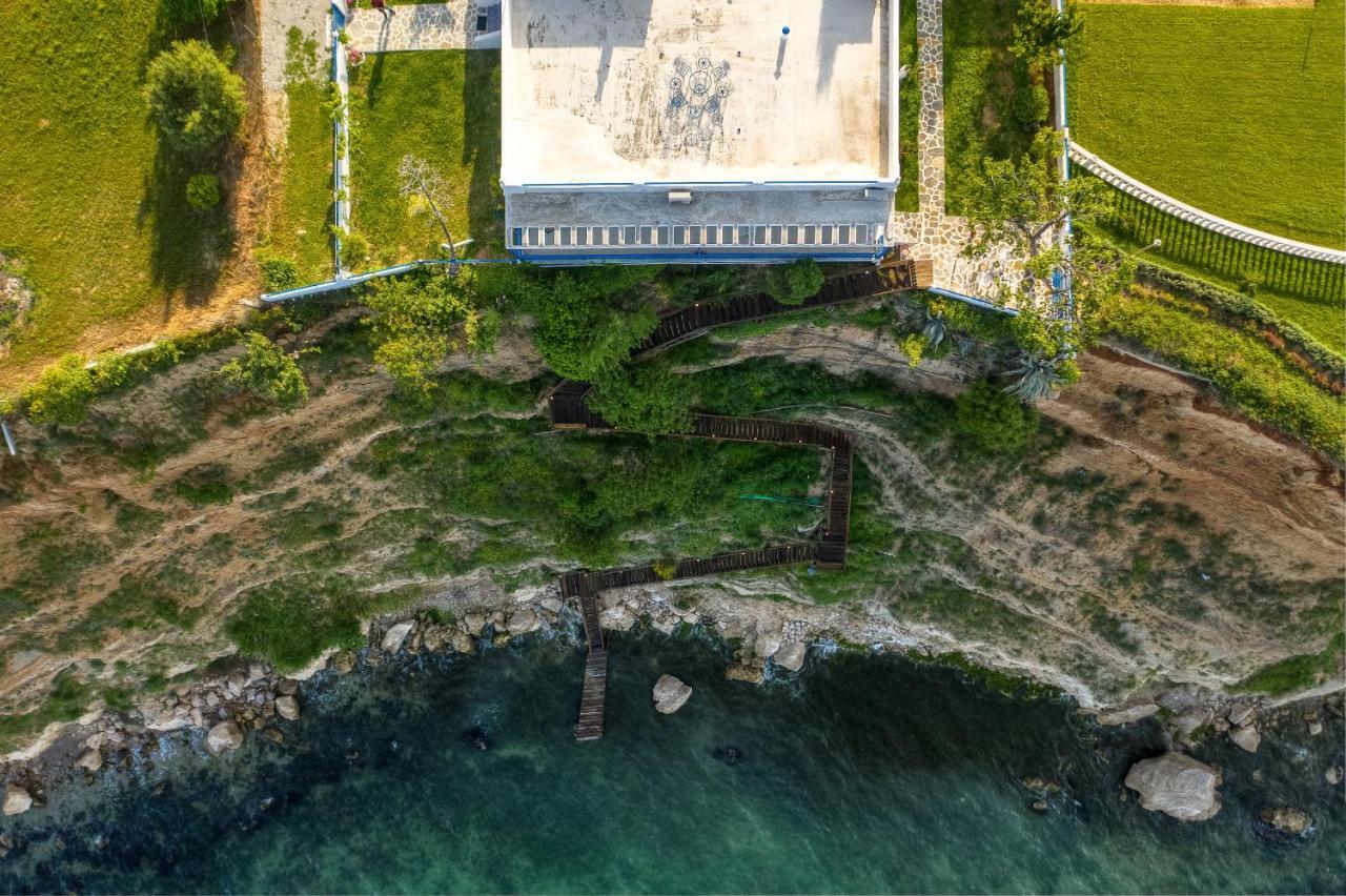 Navy Greece Villa With Swimming Pool & Sea View マクリギアロス エクステリア 写真